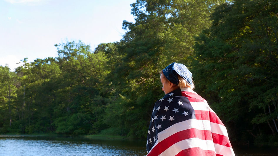 United%20States%20flag.%20Woman%20wrappe